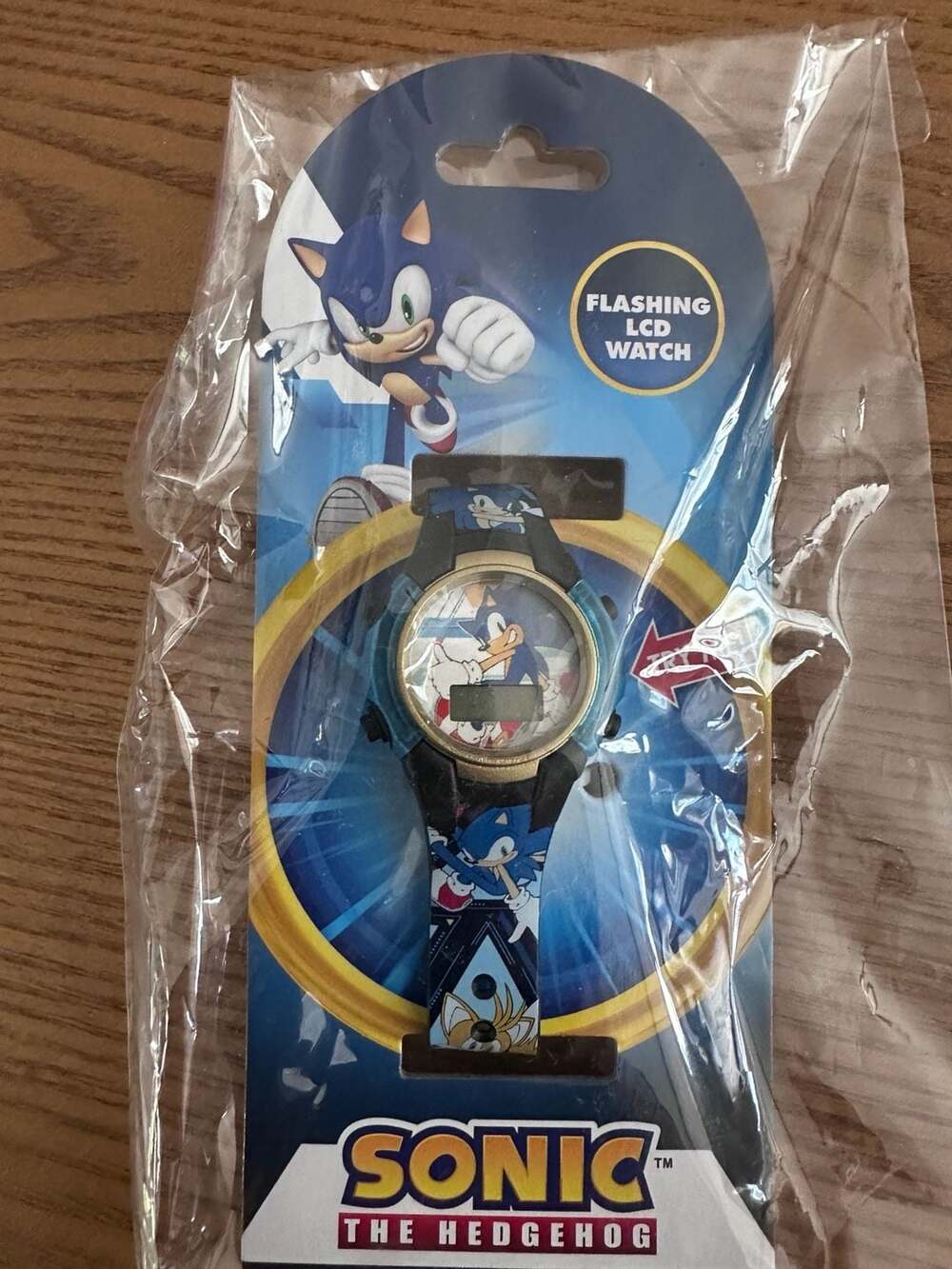 Sonic The Hedgehog Flashing LCD Watch New